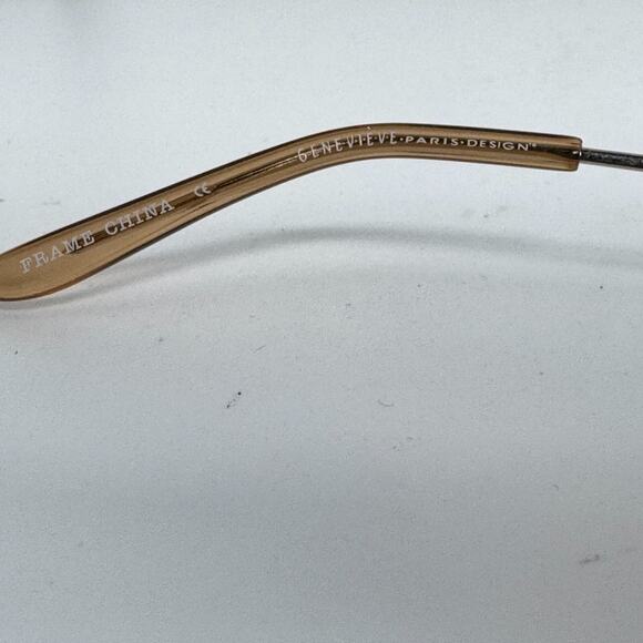 Genevieve Paris Design MO Ginger Color Brown 135MM Eyeglass Frame H17022 - Picture 8 of 9